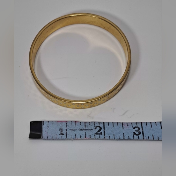 Kate Spade NY On The Dot Gold Tone Bangle Bracelet - Picture 6 of 9